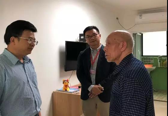 广州市民政局调研我司养老项目海颐苑及银幸颐园